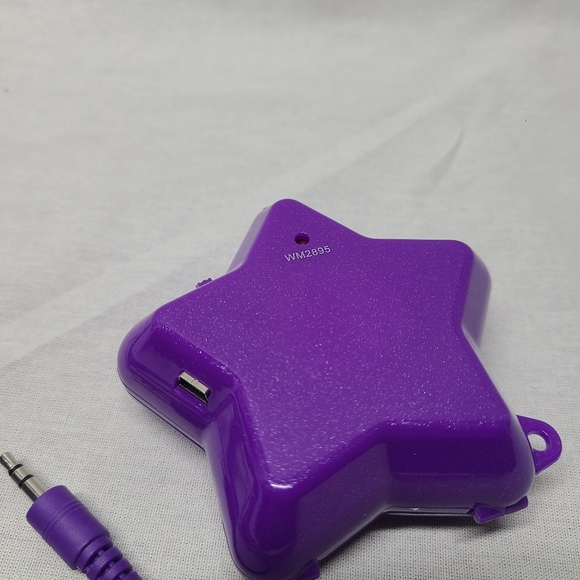 Lisa Frank Compact Star Speaker 3.5mm Plug And USB Included- Y2K - Picture 4 of 6